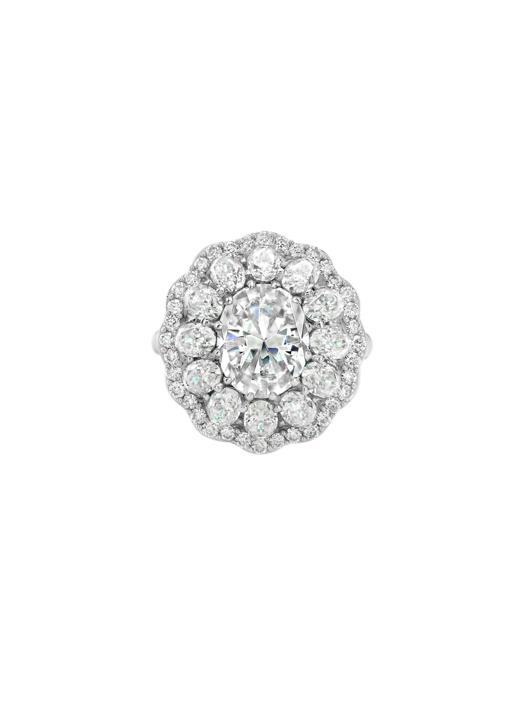TATE RING IN MOISSANITE, STERLING SILVER