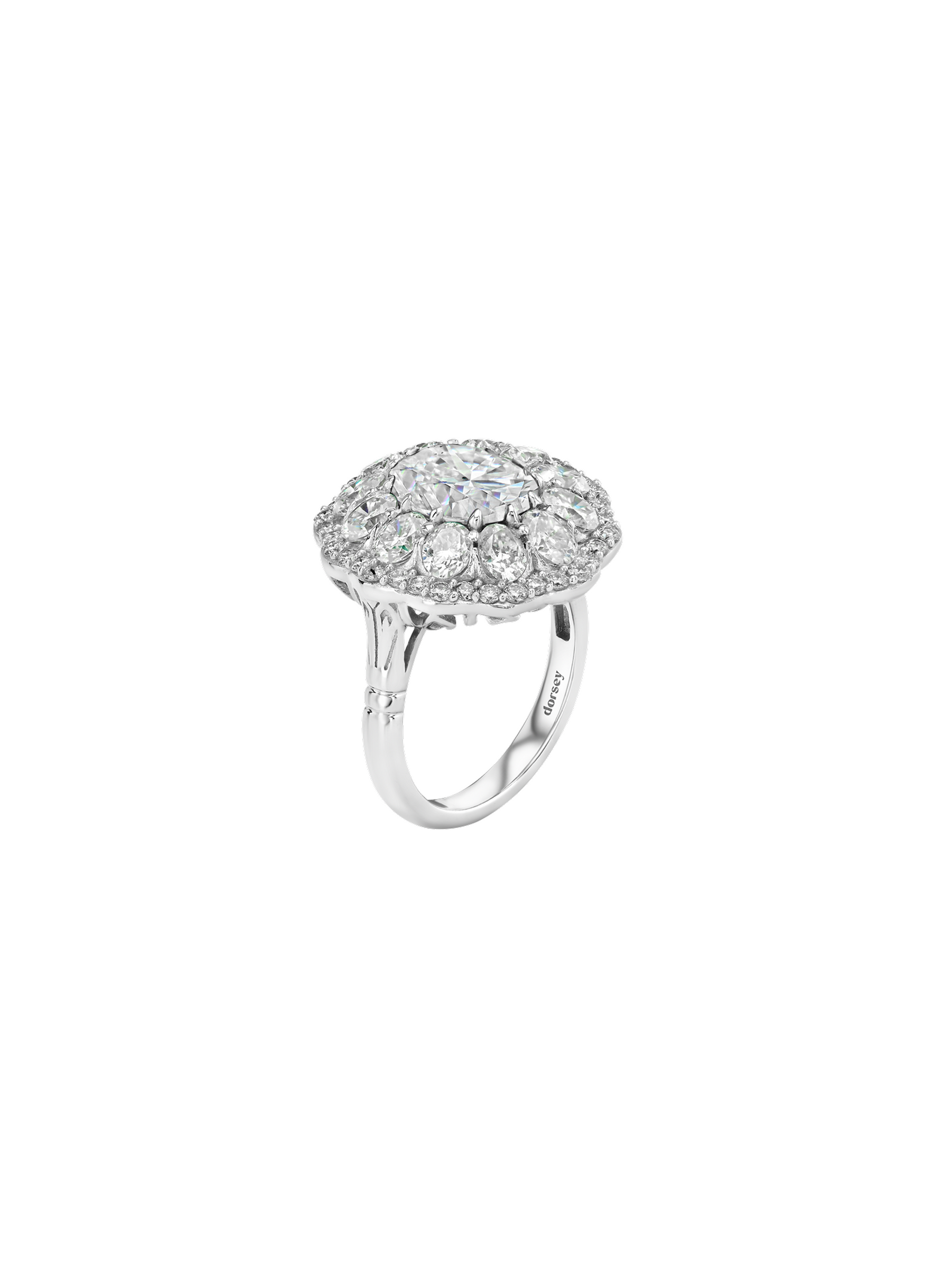 TATE RING IN MOISSANITE, STERLING SILVER