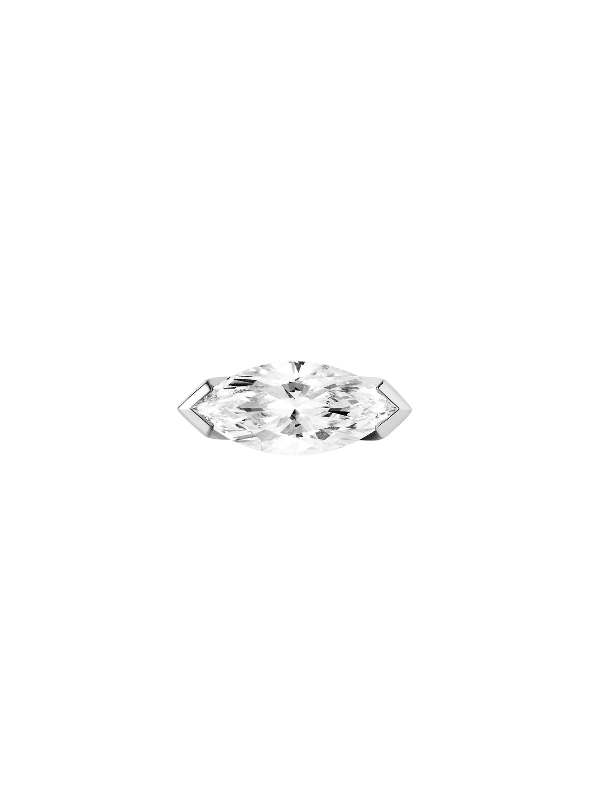 14K INÈS MARQUISE-CUT RING IN LAB DIAMOND