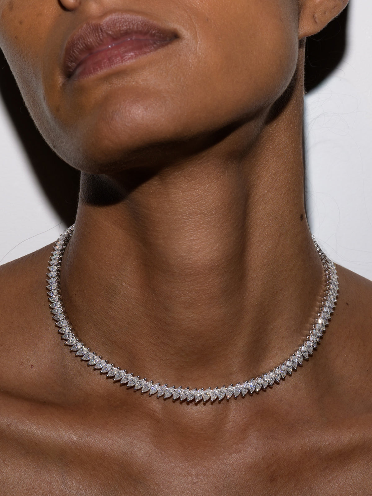MARQUISE RIVIÈRE NECKLACE IN MOISSANITE