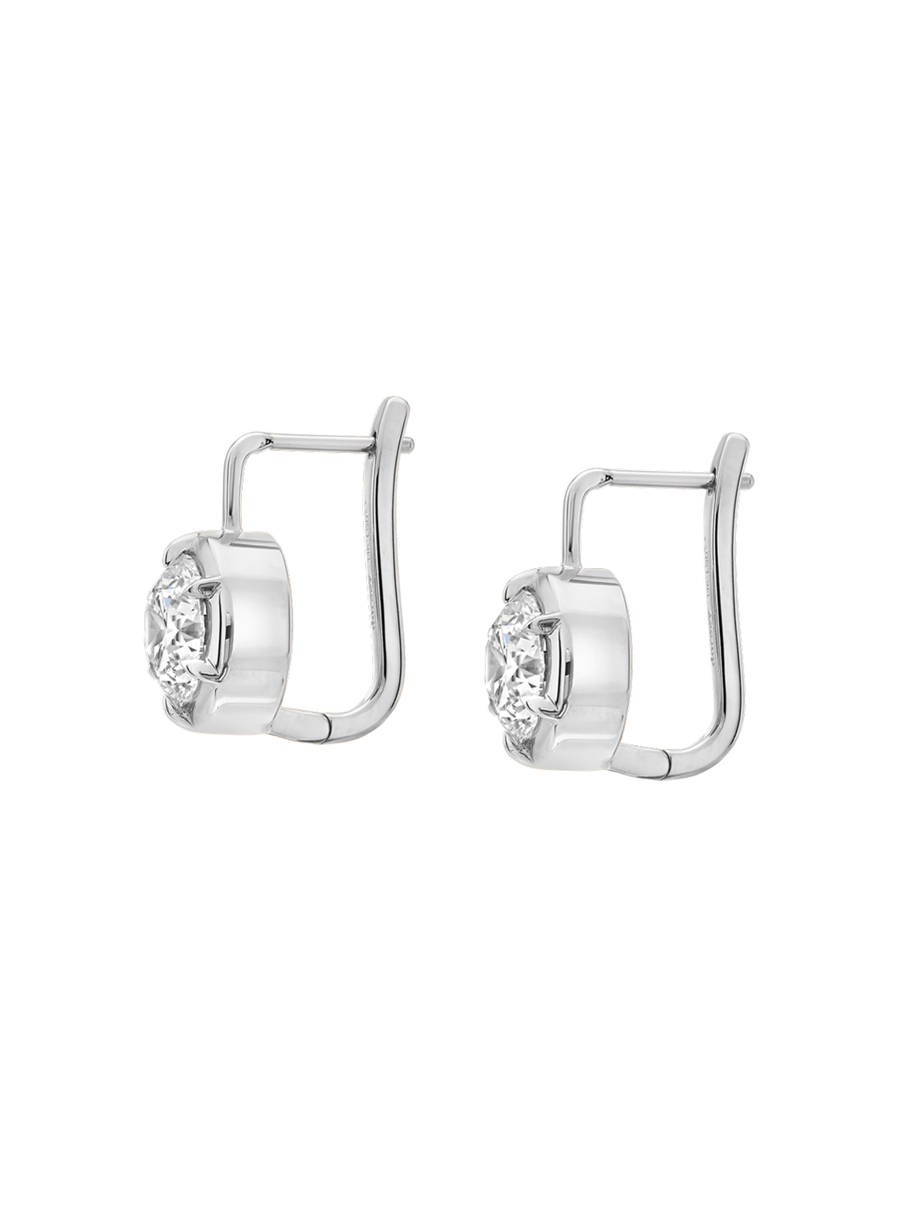 MAXWELL EARRINGS IN LAB-GROWN DIAMOND, 14K WHITE GOLD