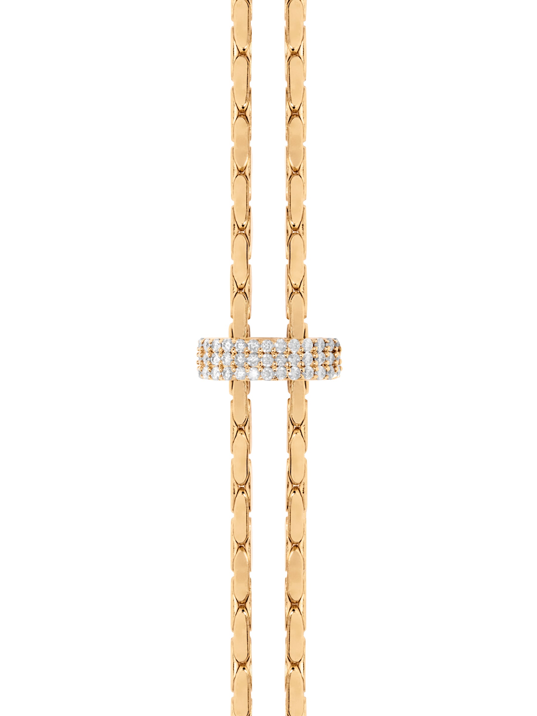 LINNEA MOISSANITE LARIAT, GOLD