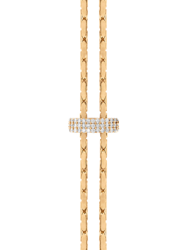 LINNEA MOISSANITE LARIAT, GOLD