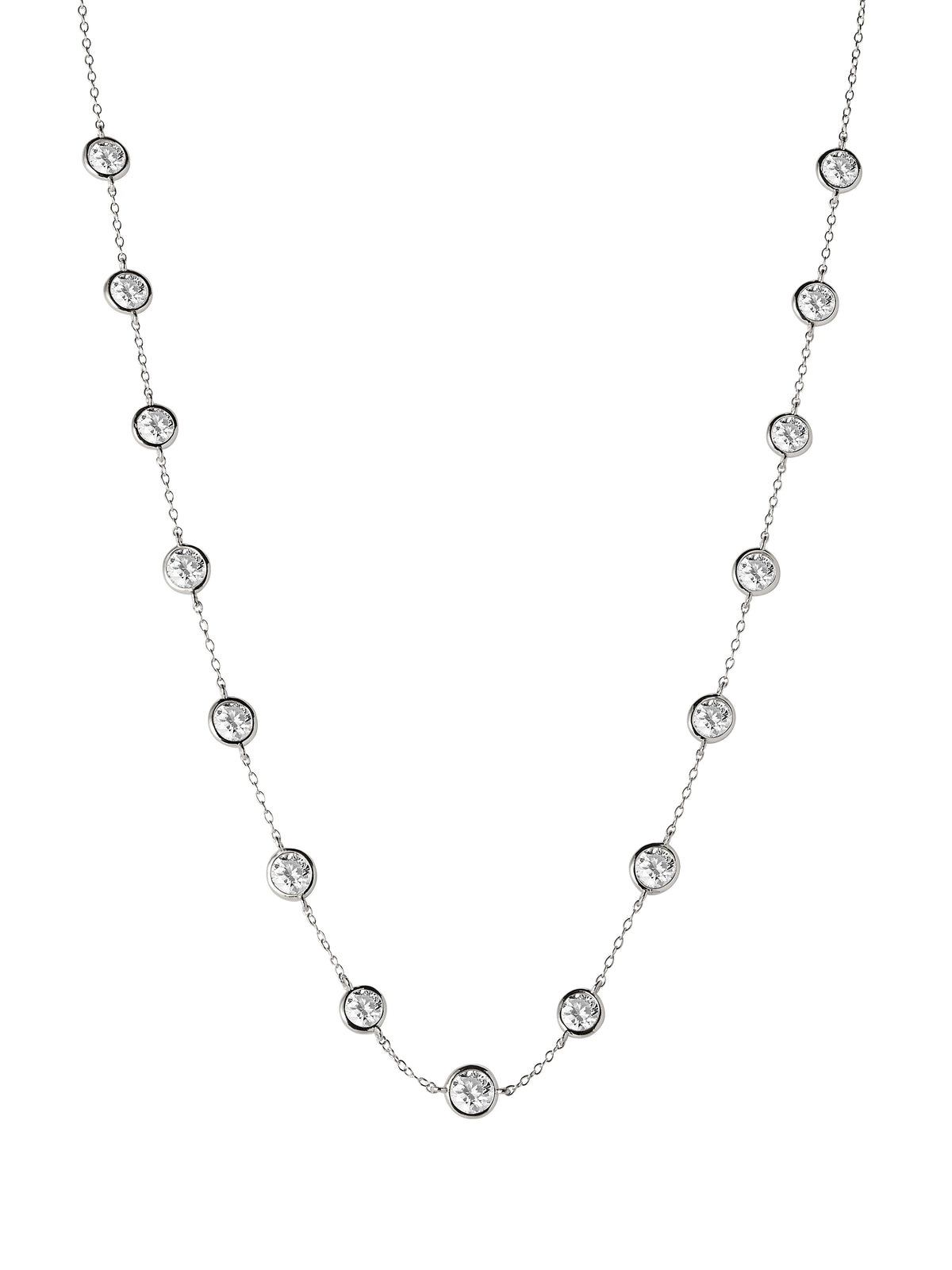 CLEMENCE NECKLACE IN 7.50 CT MOISSANITE