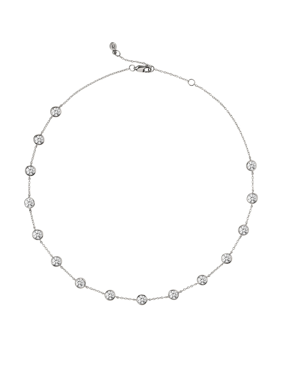 CLEMENCE NECKLACE IN 7.50 CT MOISSANITE
