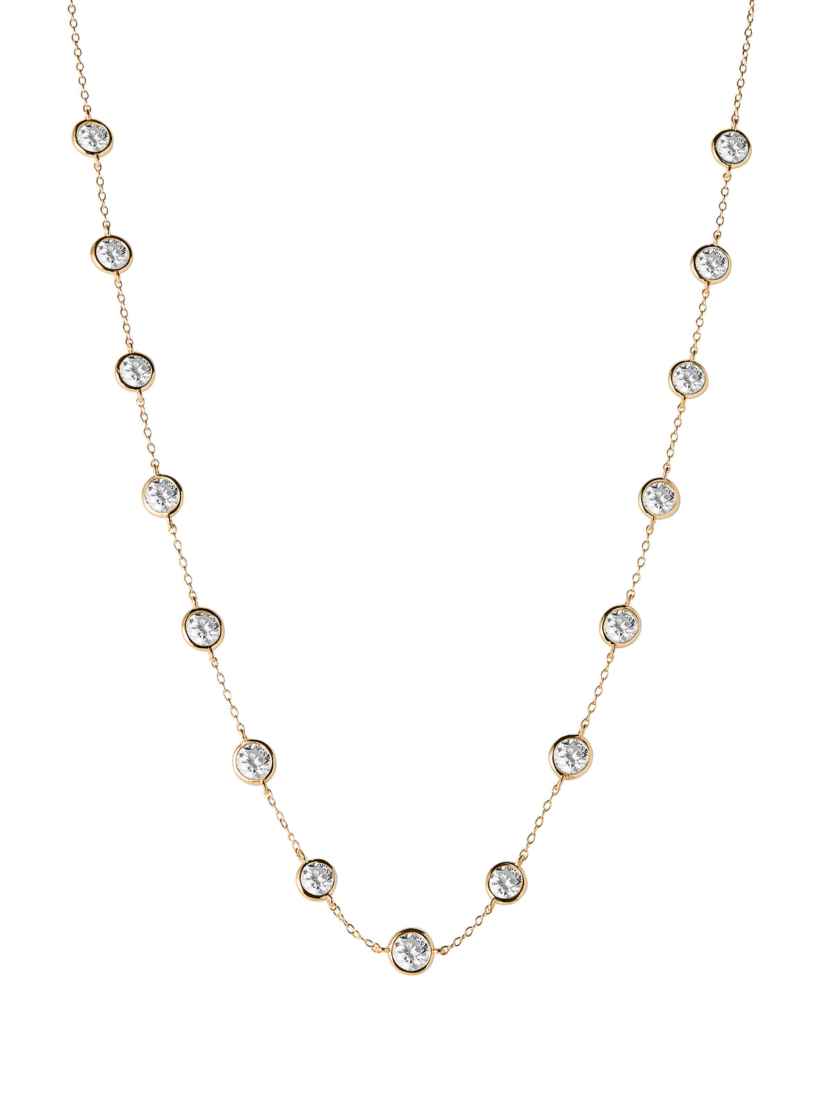 CLEMENCE NECKLACE IN 7.50 CT MOISSANITE