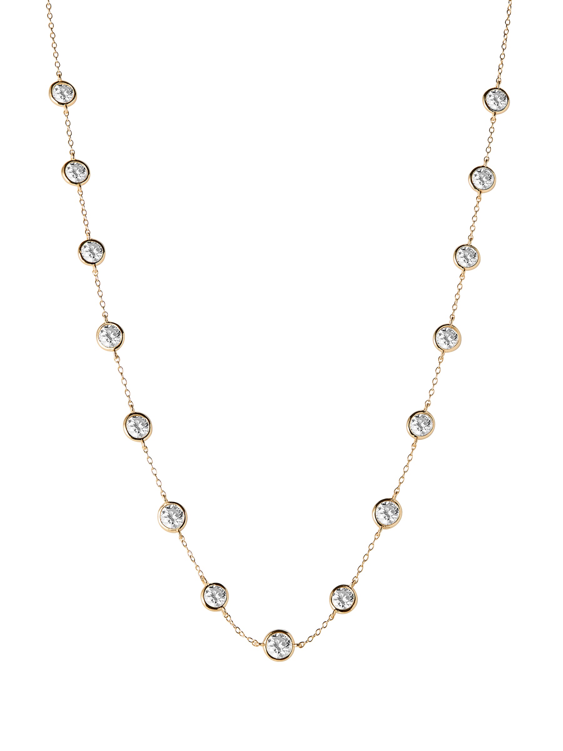 CLEMENCE NECKLACE IN 7.50 CT MOISSANITE