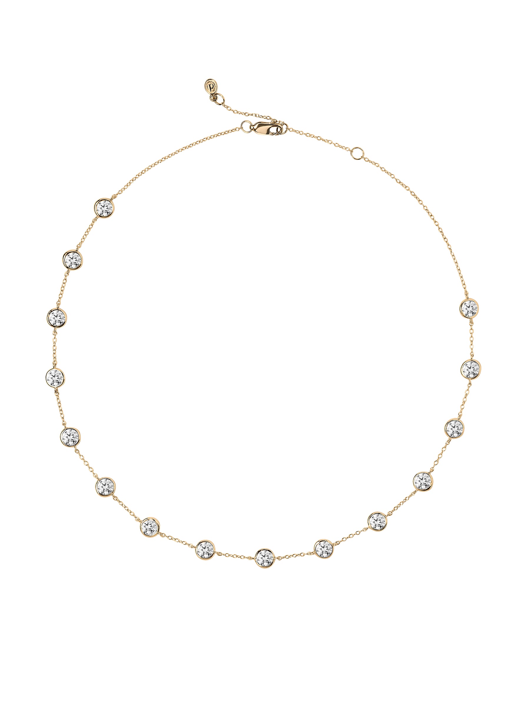 CLEMENCE NECKLACE IN 7.50 CT MOISSANITE