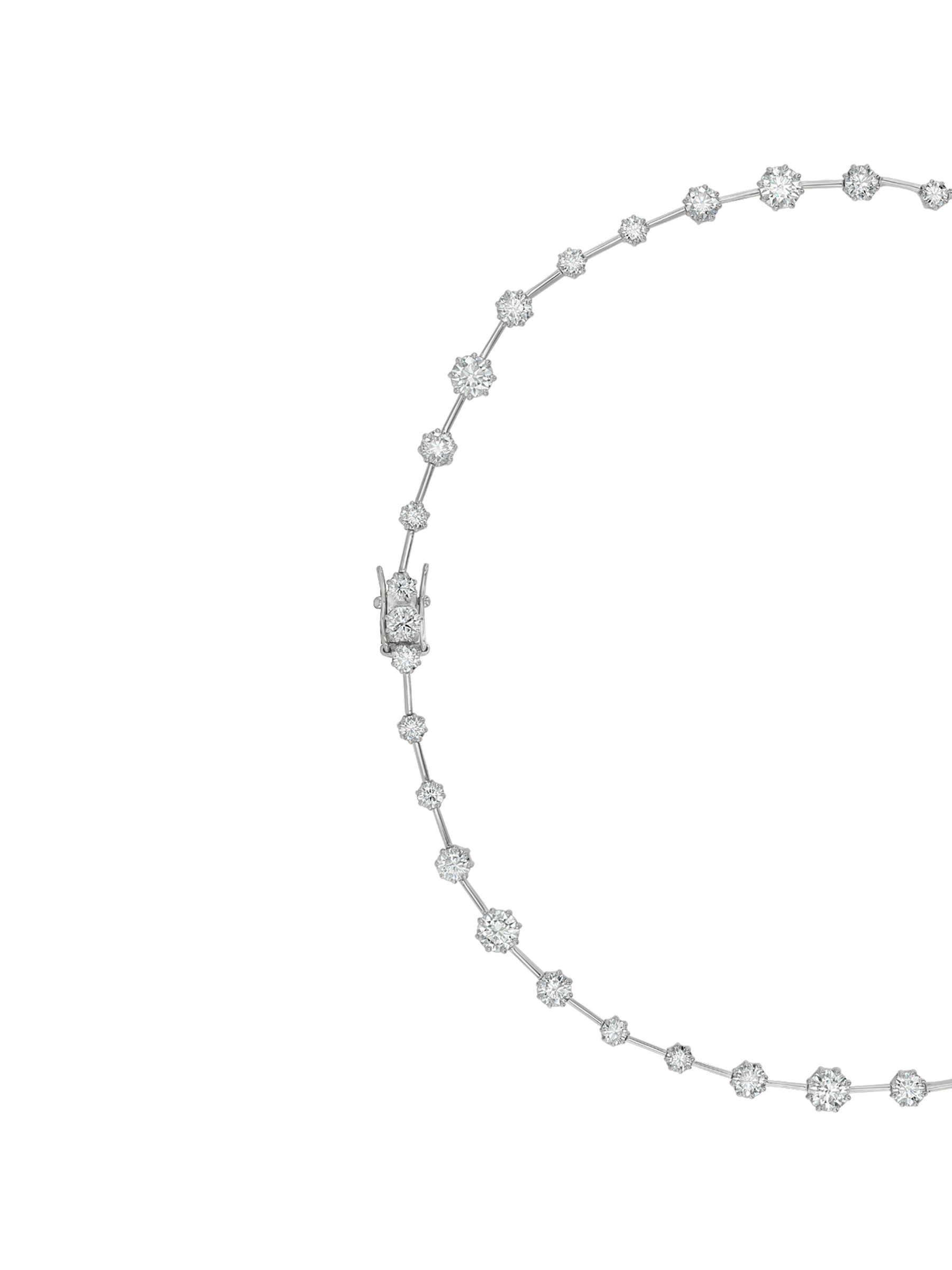 COLETTE RIVIÈRE NECKLACE IN MOISSANITE, STERLING SILVER