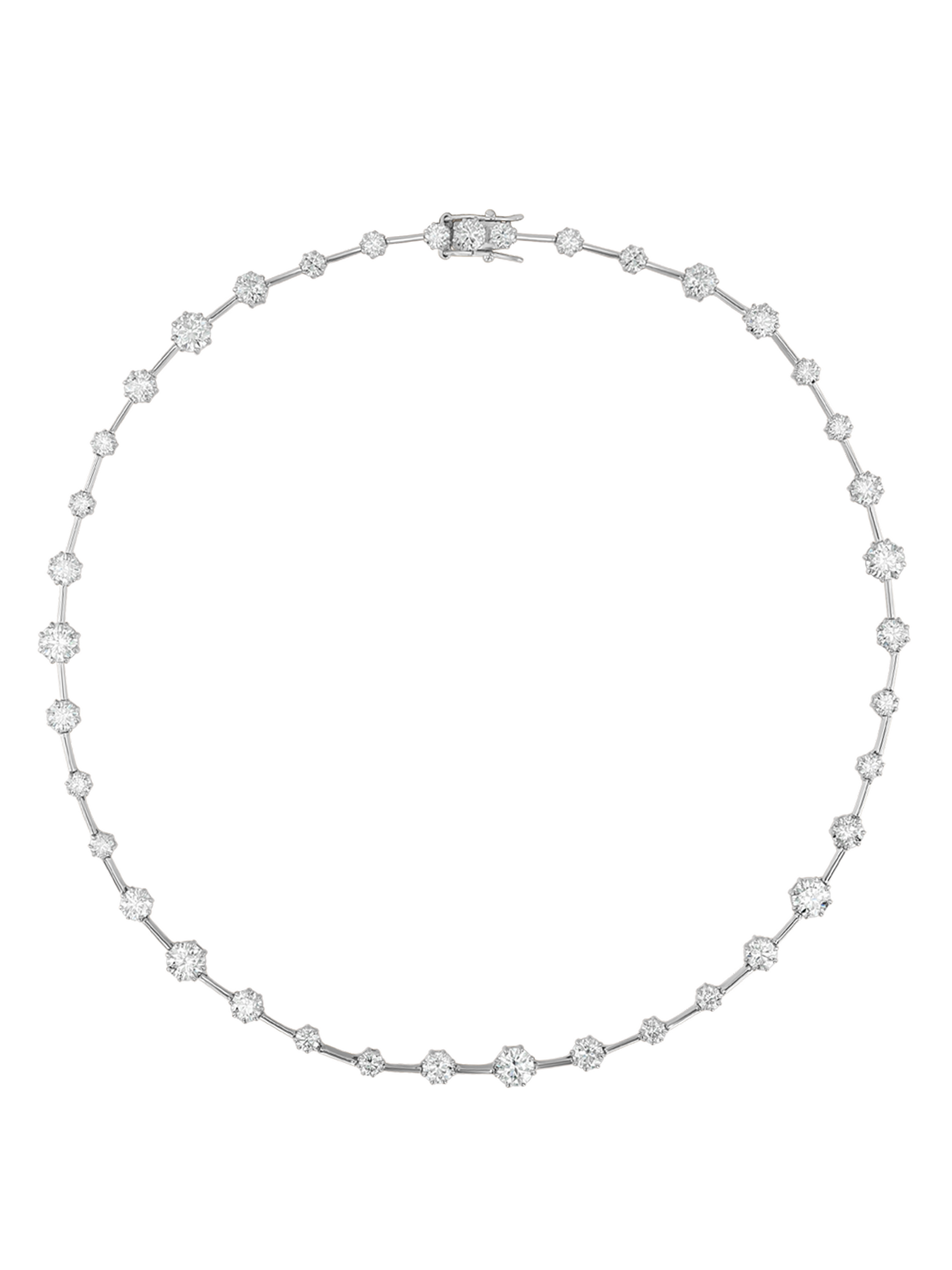 COLETTE RIVIÈRE NECKLACE IN MOISSANITE, STERLING SILVER