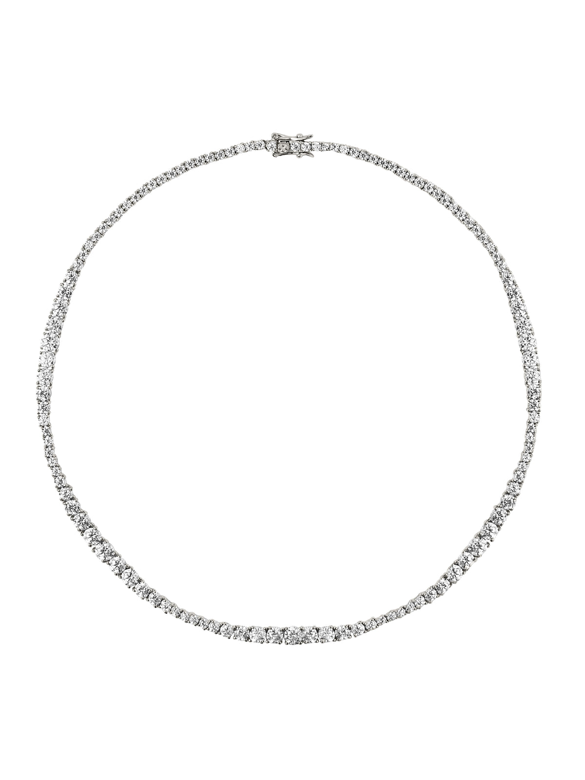 ISADORA RIVIÈRE NECKLACE IN MOISSANITE, STERLING SILVER