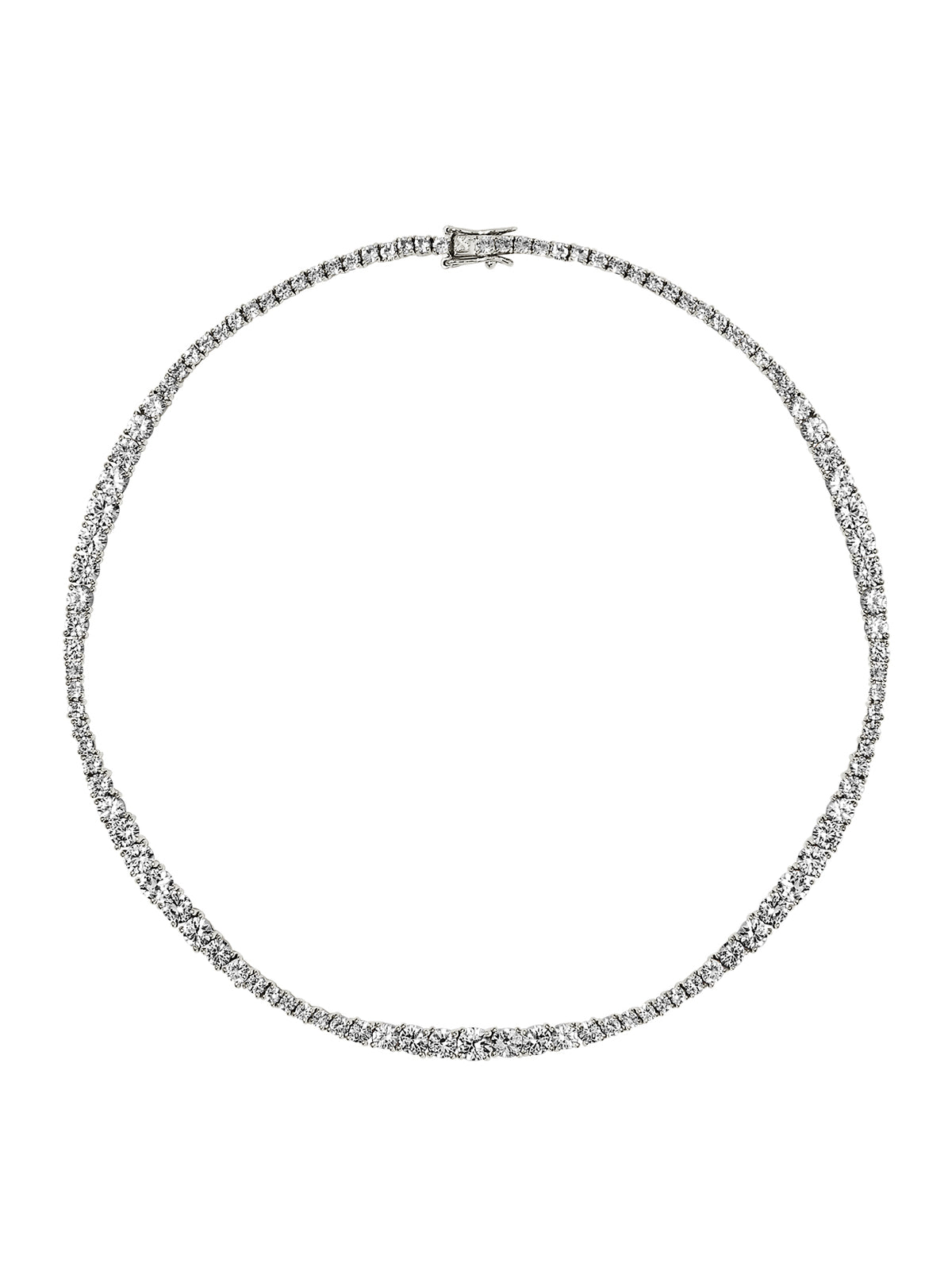 ISADORA RIVIÈRE NECKLACE IN LAB WHITE SAPPHIRE