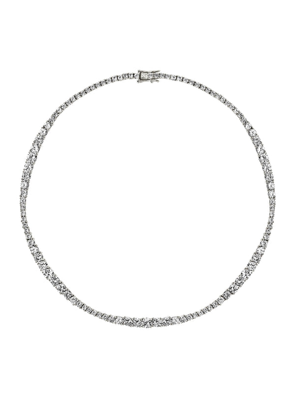 ISADORA RIVIÈRE NECKLACE IN LAB WHITE SAPPHIRE