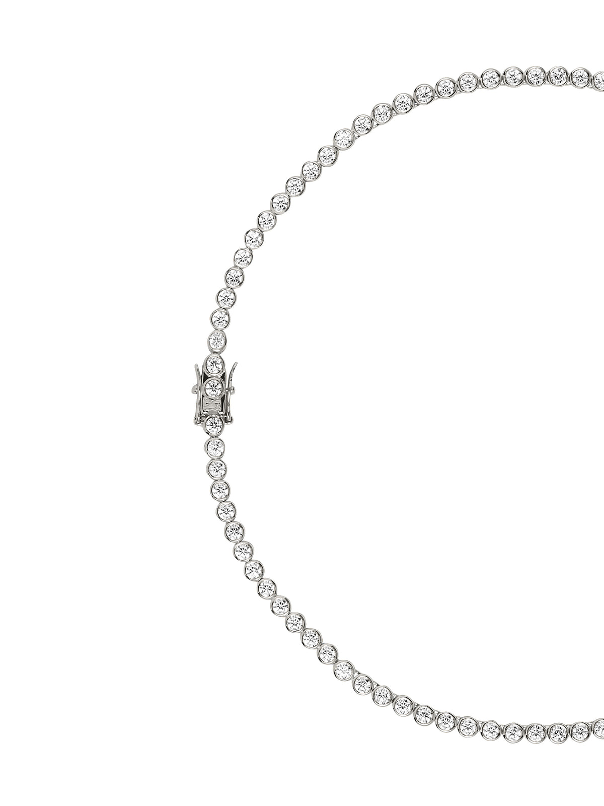 JAMES BEZEL RIVIÈRE NECKLACE IN MOISSANITE