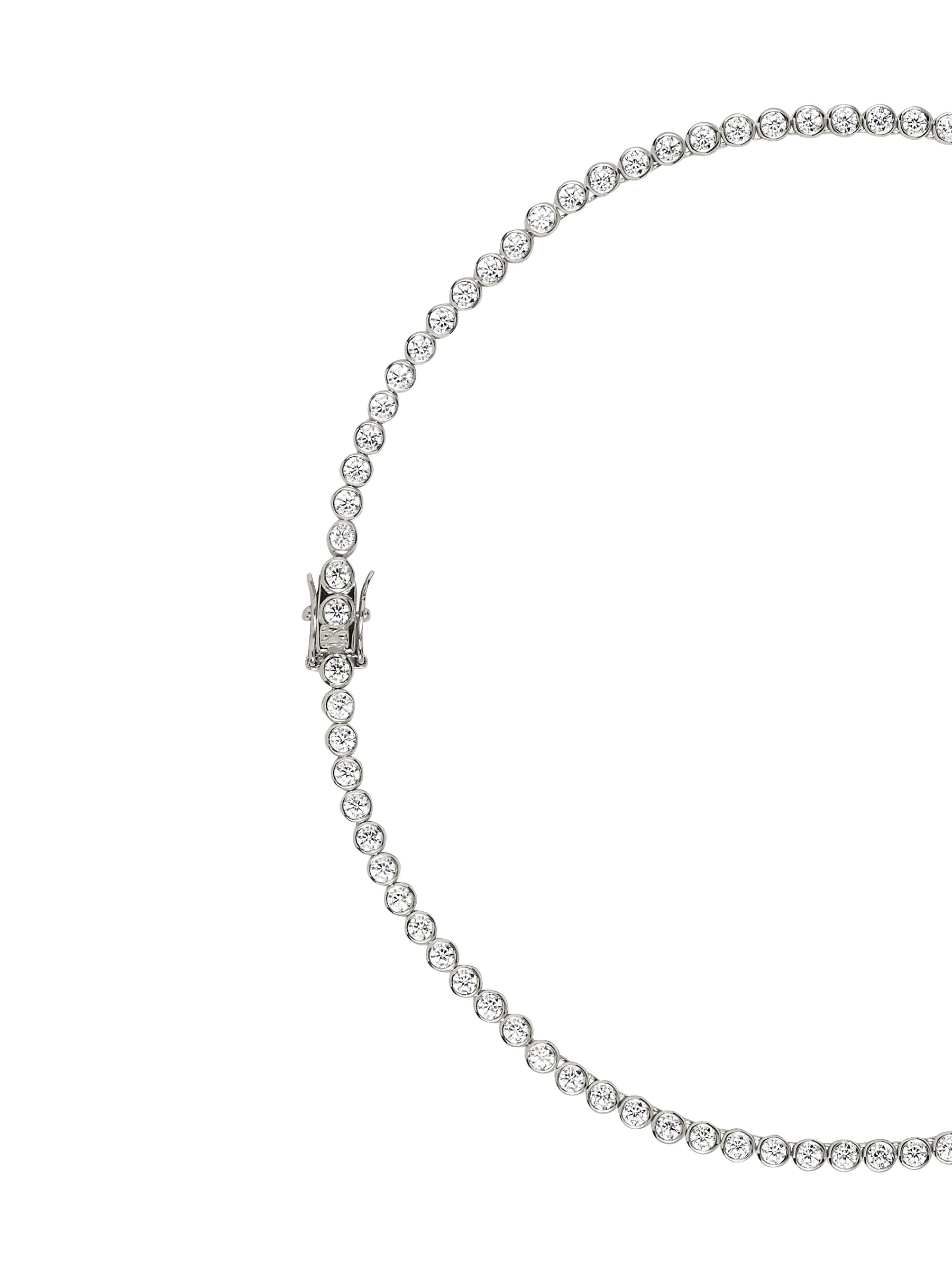 JAMES BEZEL RIVIÈRE NECKLACE IN MOISSANITE