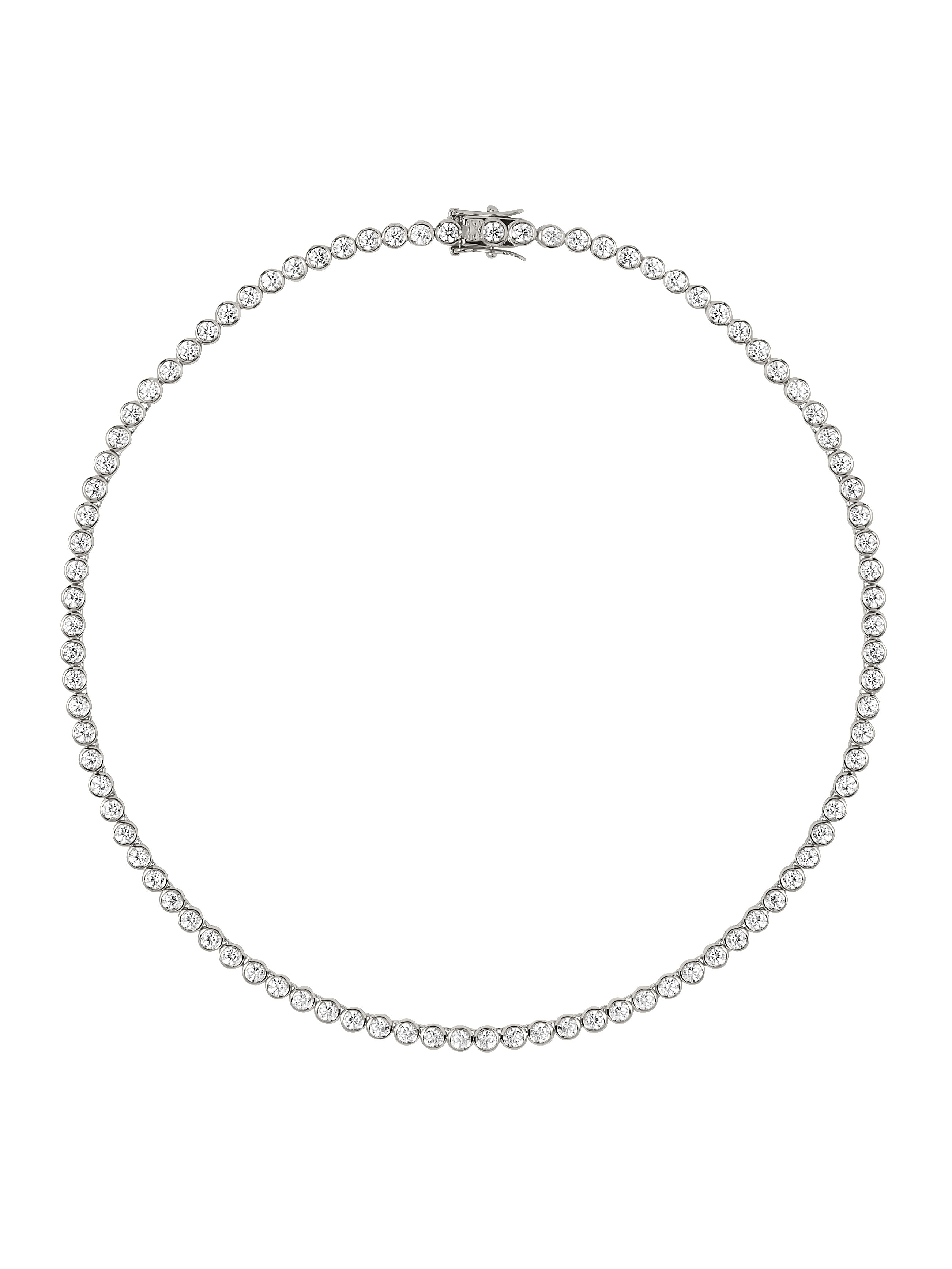 JAMES BEZEL RIVIÈRE NECKLACE IN MOISSANITE