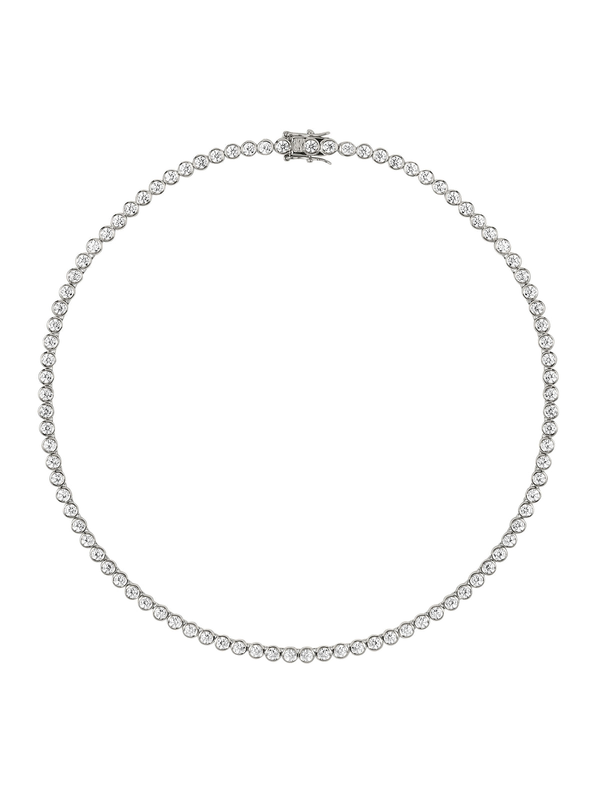 JAMES BEZEL RIVIÈRE NECKLACE IN MOISSANITE