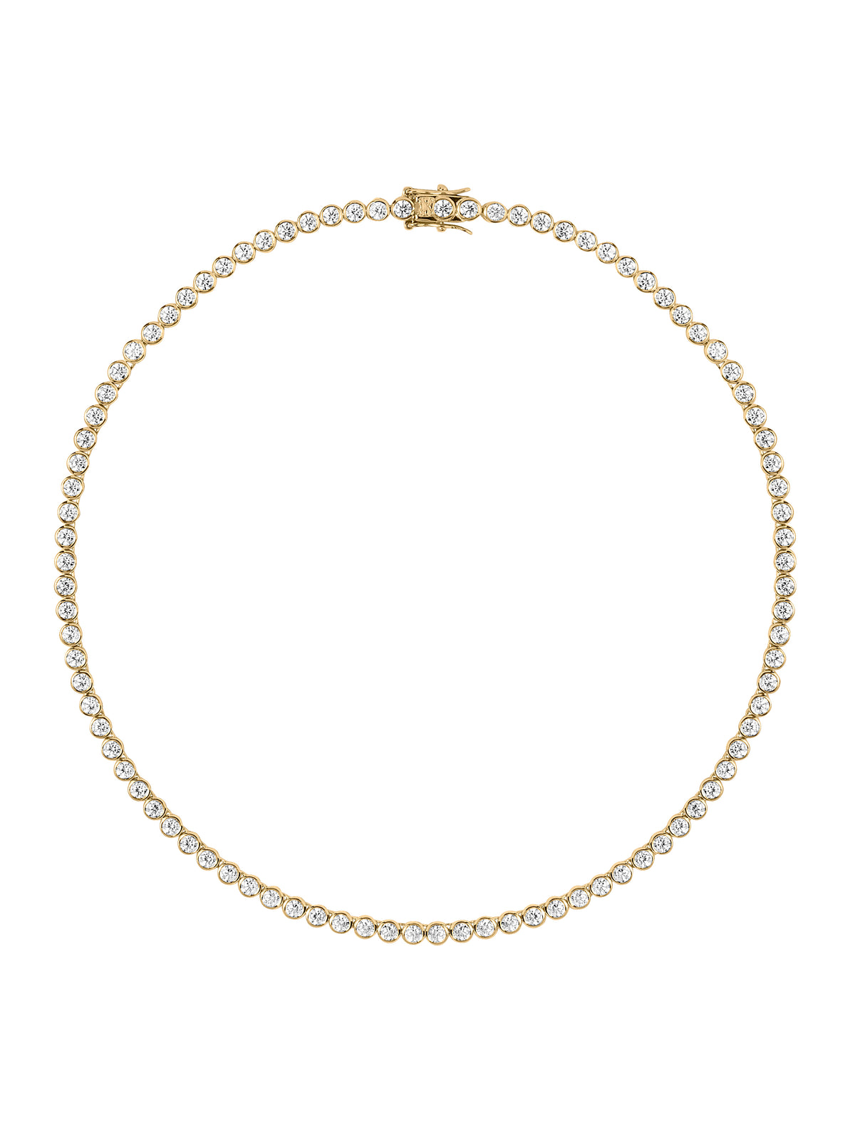 JAMES BEZEL RIVIÈRE NECKLACE IN MOISSANITE