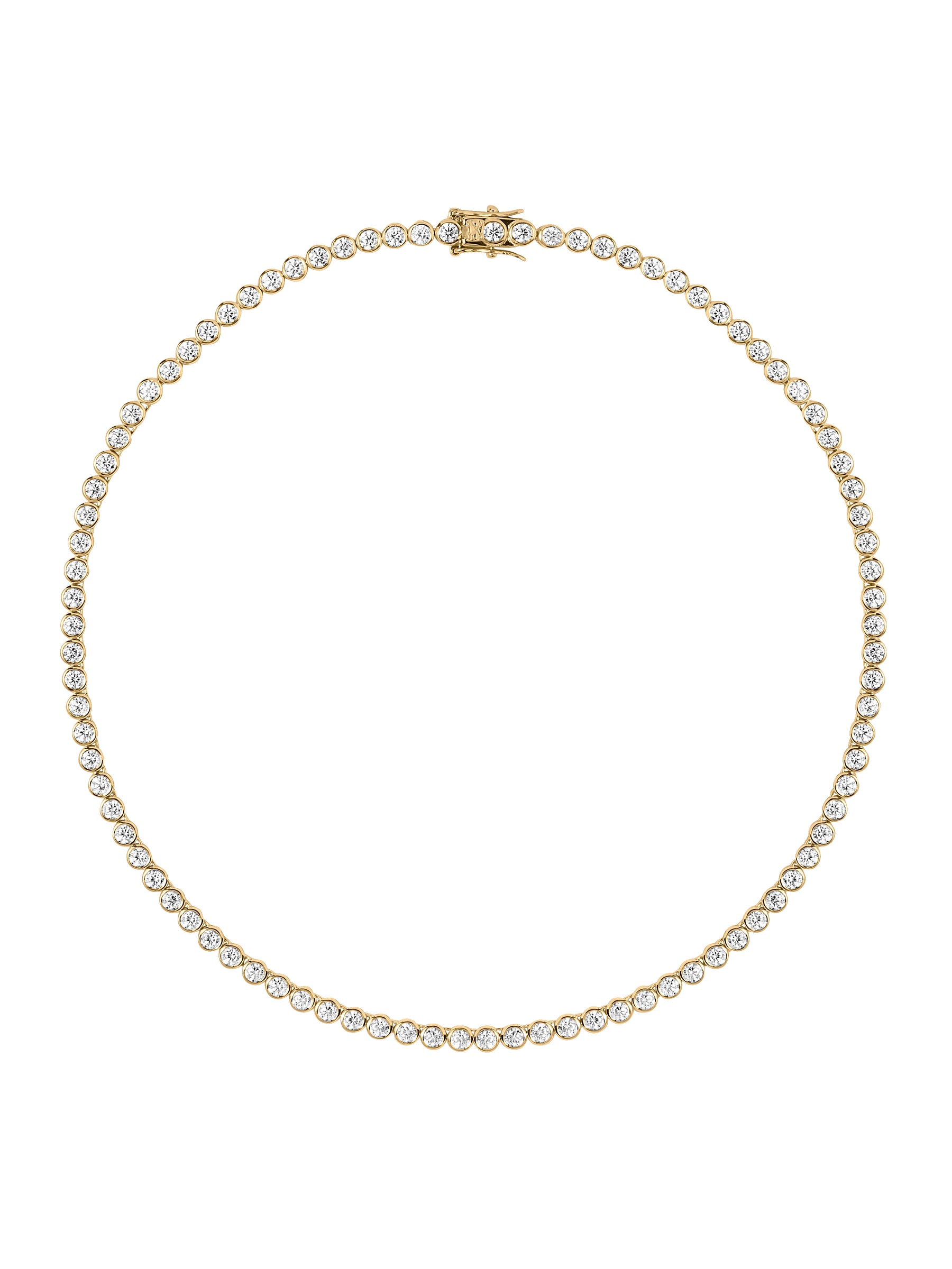 JAMES BEZEL RIVIÈRE NECKLACE IN MOISSANITE