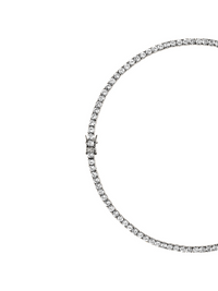 KATE RIVIÈRE NECKLACE IN 3.75MM LAB WHITE SAPPHIRE