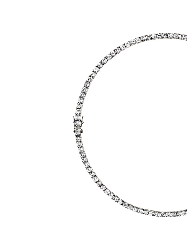 KATE RIVIÈRE NECKLACE IN 3.75MM LAB WHITE SAPPHIRE