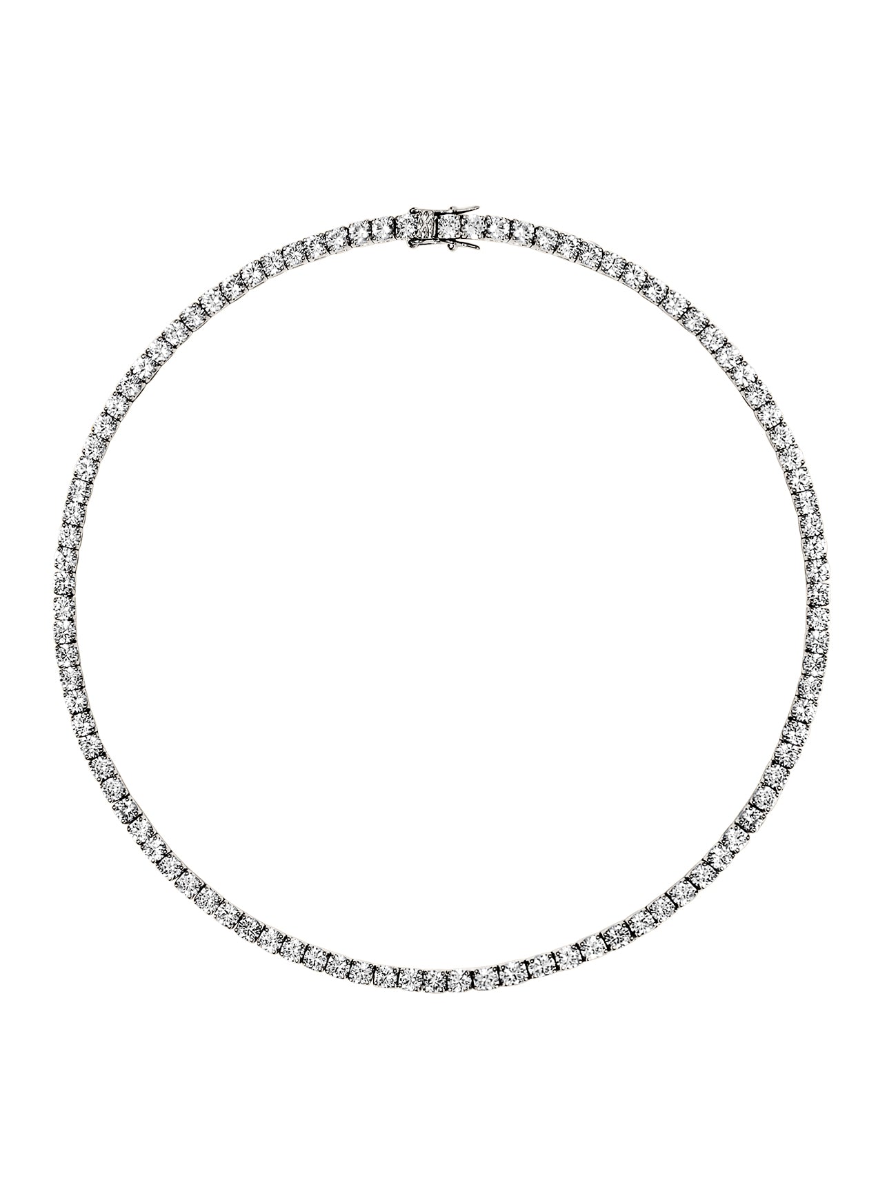 KATE RIVIÈRE NECKLACE IN 3.75MM LAB WHITE SAPPHIRE