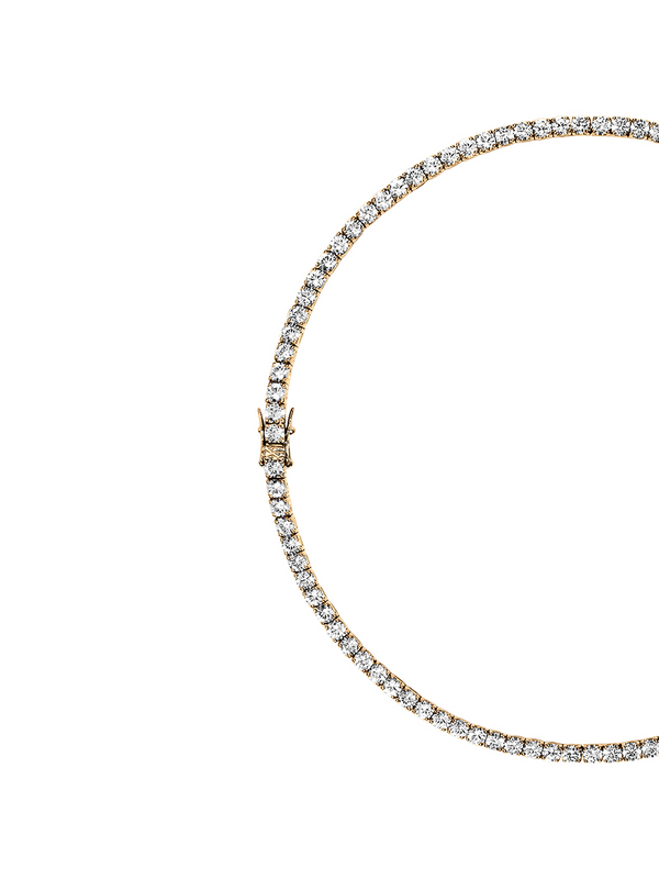 KATE RIVIÈRE NECKLACE IN 3.75MM LAB WHITE SAPPHIRE