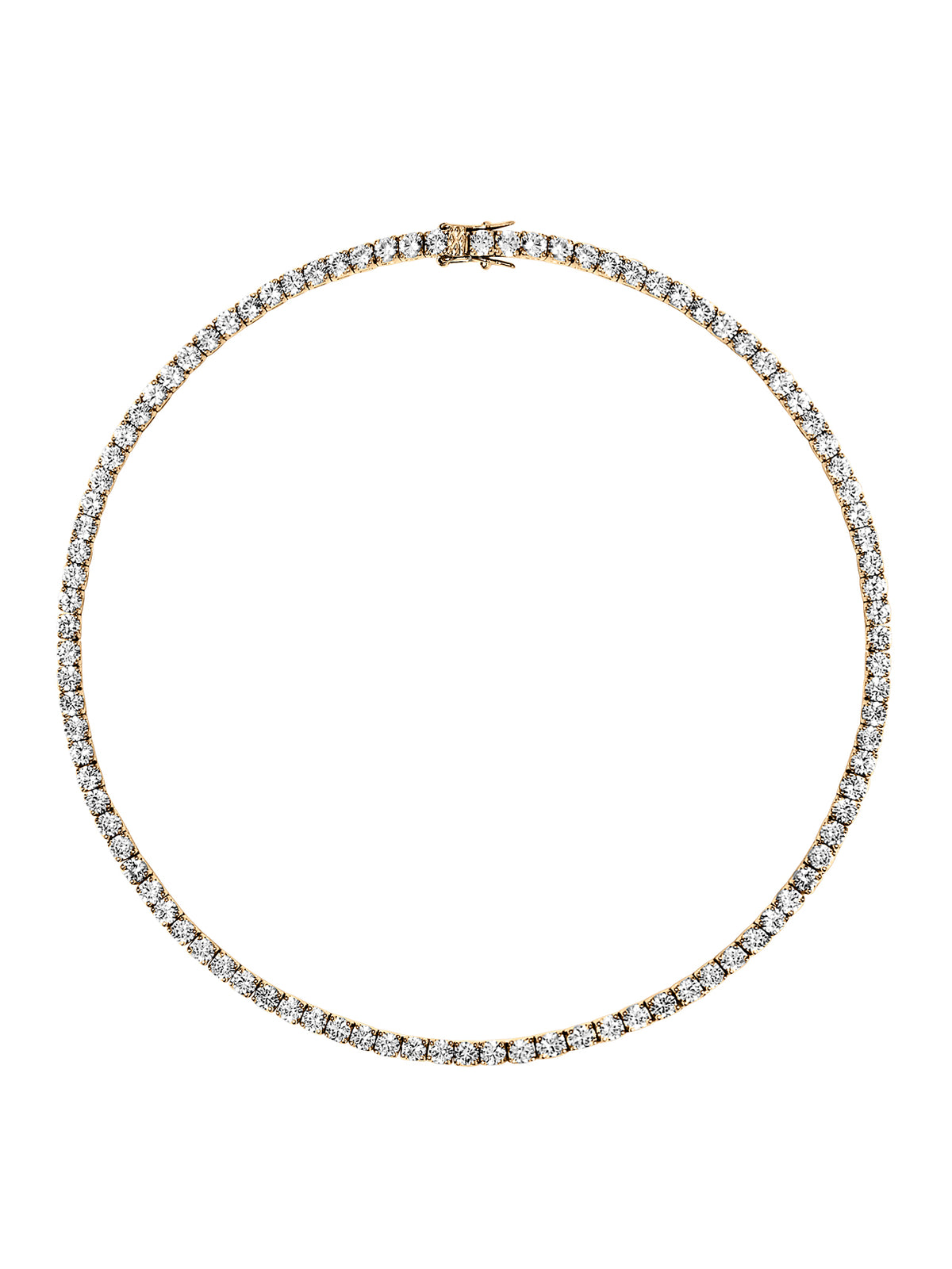 KATE RIVIÈRE NECKLACE IN 3.75MM LAB WHITE SAPPHIRE