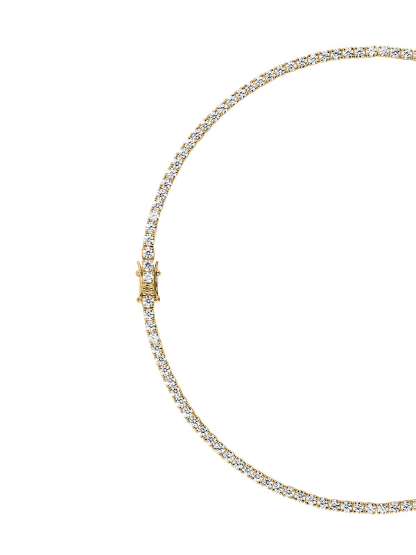 MOSS RIVIÈRE NECKLACE IN 3MM MOISSANITE