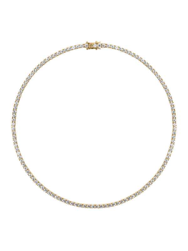 MOSS RIVIÈRE NECKLACE IN 3MM MOISSANITE