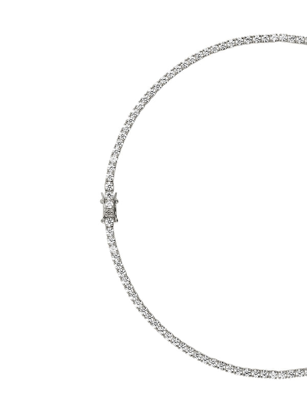 MOSS RIVIÈRE NECKLACE IN 3MM MOISSANITE