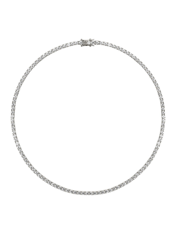 MOSS RIVIÈRE NECKLACE IN 3MM MOISSANITE