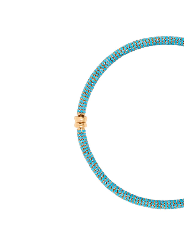 CELESTE NECKLACE, NANO TURQUOISE, GOLD