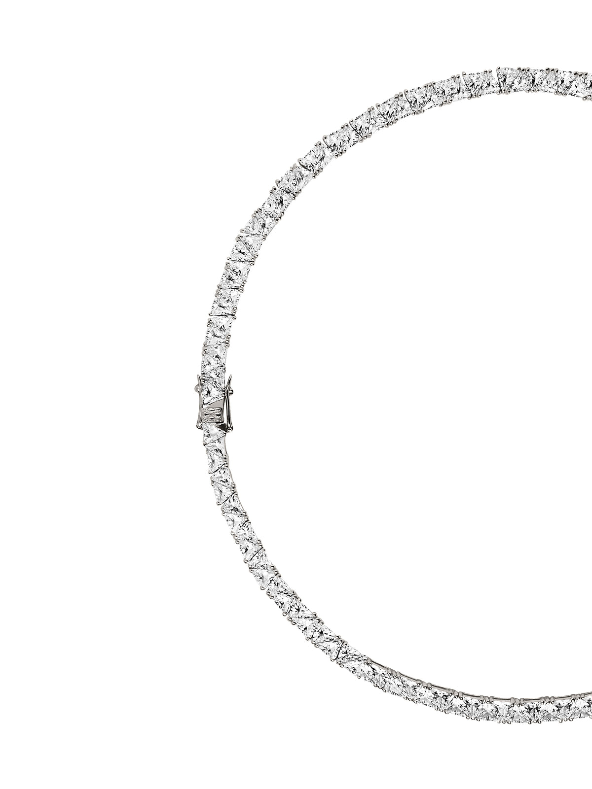 THEODORA RIVIÈRE NECKLACE IN MOISSANITE