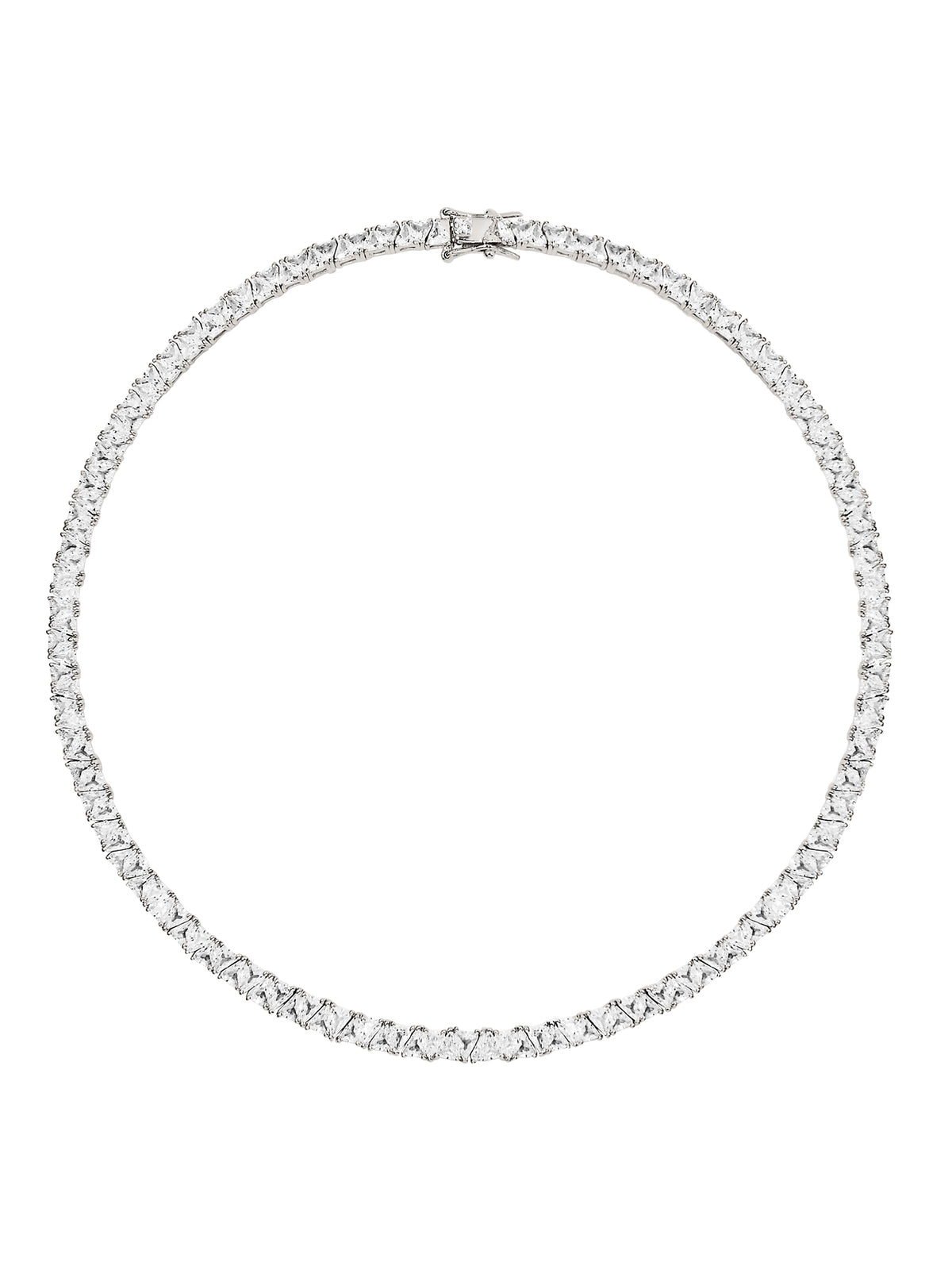 THEODORA RIVIÈRE NECKLACE IN LAB WHITE SAPPHIRE