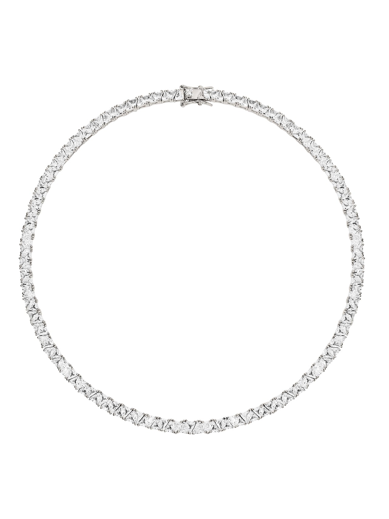 THEODORA RIVIÈRE NECKLACE IN LAB WHITE SAPPHIRE