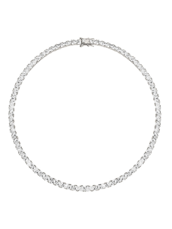 THEODORA RIVIÈRE NECKLACE IN LAB WHITE SAPPHIRE