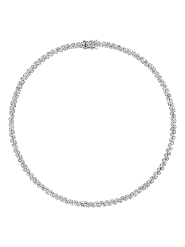 ROMY RIVIÈRE NECKLACE IN MOISSANITE, STERLING SILVER