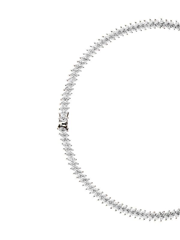MARQUISE RIVIÈRE NECKLACE IN MOISSANITE