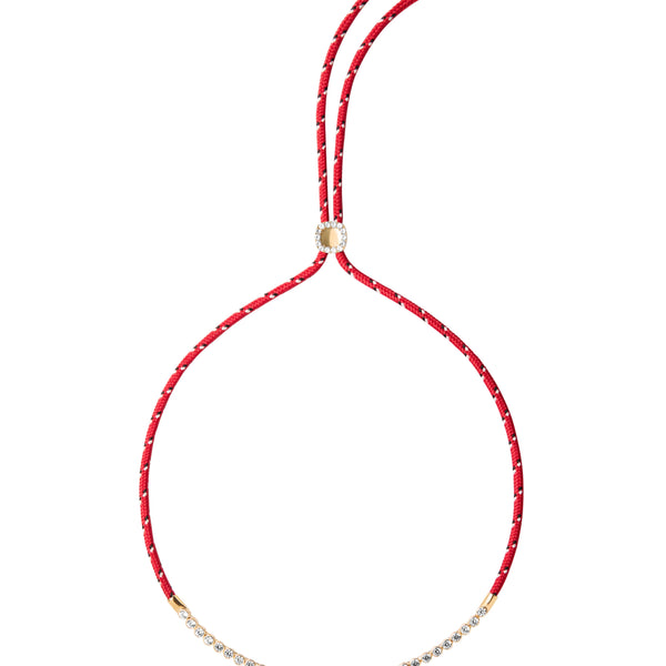 靴 grounds JEWELRY HALF/HALF NIGHT/NIGHT Opal Dancing Dreams Tennis Necklace | La Kaiser | Wolf & Badger