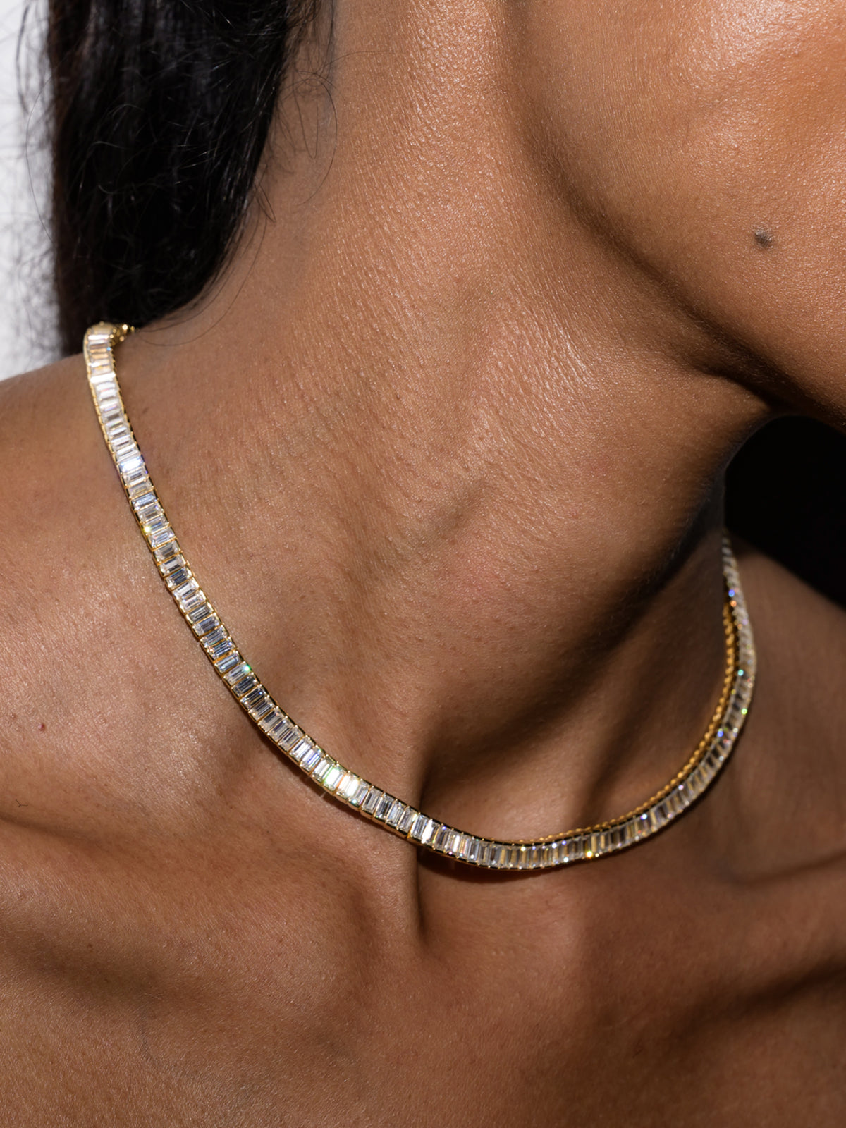 PETITE BESSETTE RIVIÈRE NECKLACE IN MOISSANITE