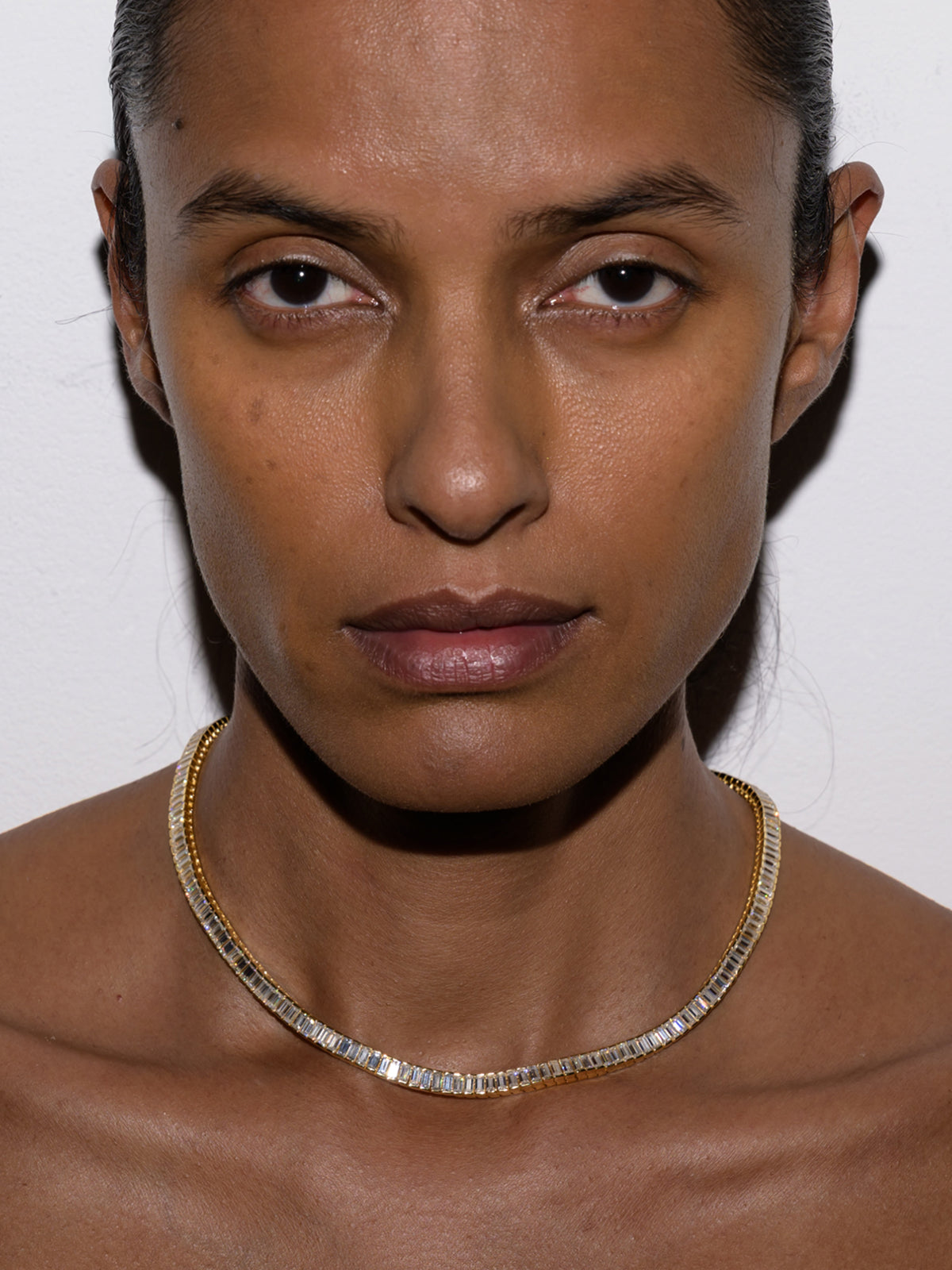 PETITE BESSETTE RIVIÈRE NECKLACE IN MOISSANITE