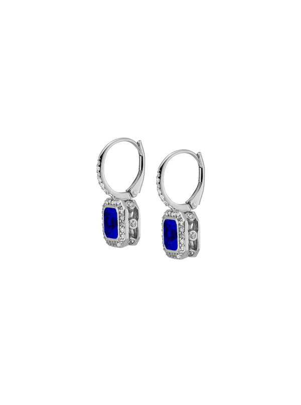 PHILIPPA, LAB-GROWN BLUE SAPPHIRE DROP EARRINGS