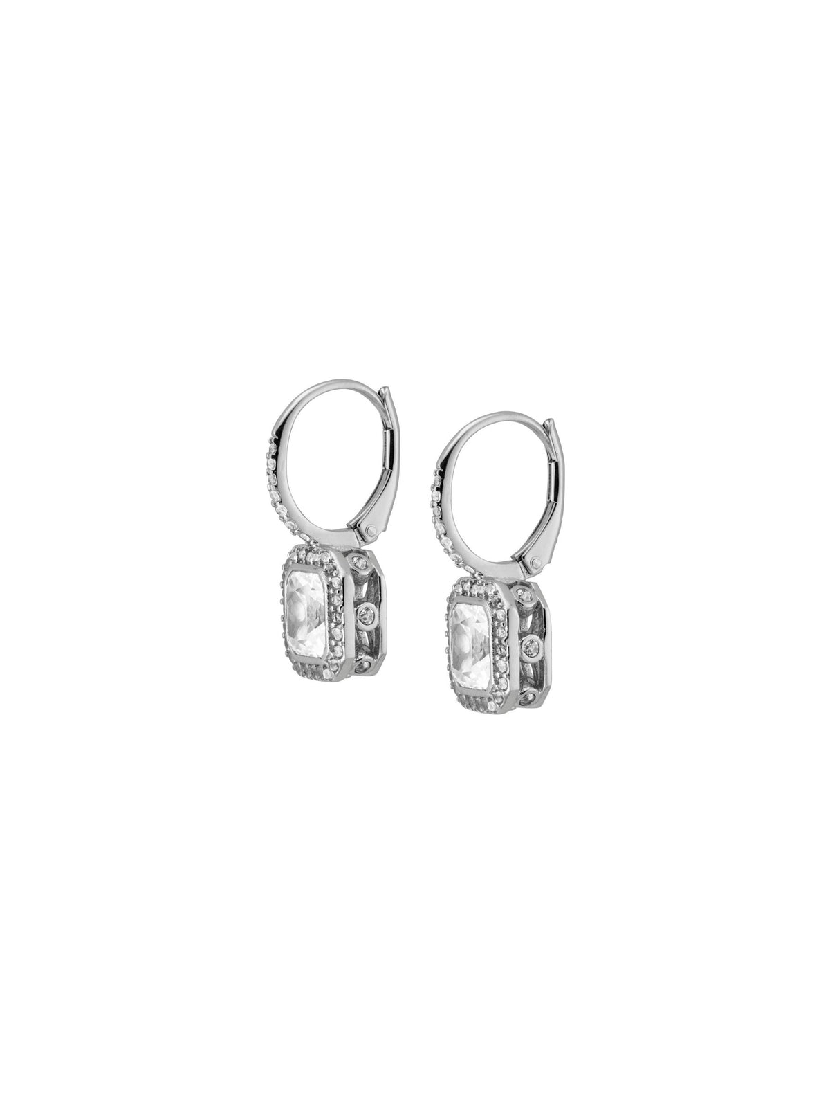 PHILIPPA, LAB WHITE SAPPHIRE DROP EARRINGS