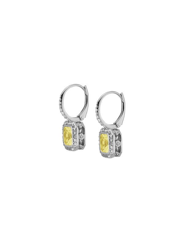 PHILIPPA, LAB-GROWN YELLOW SAPPHIRE DROP EARRINGS