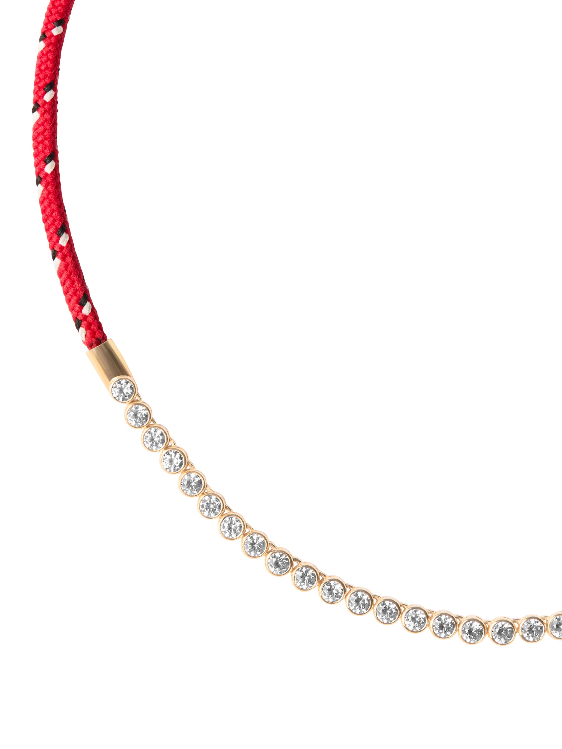 JAMES BEZEL ROUGE PARACORD NECKLACE, GOLD