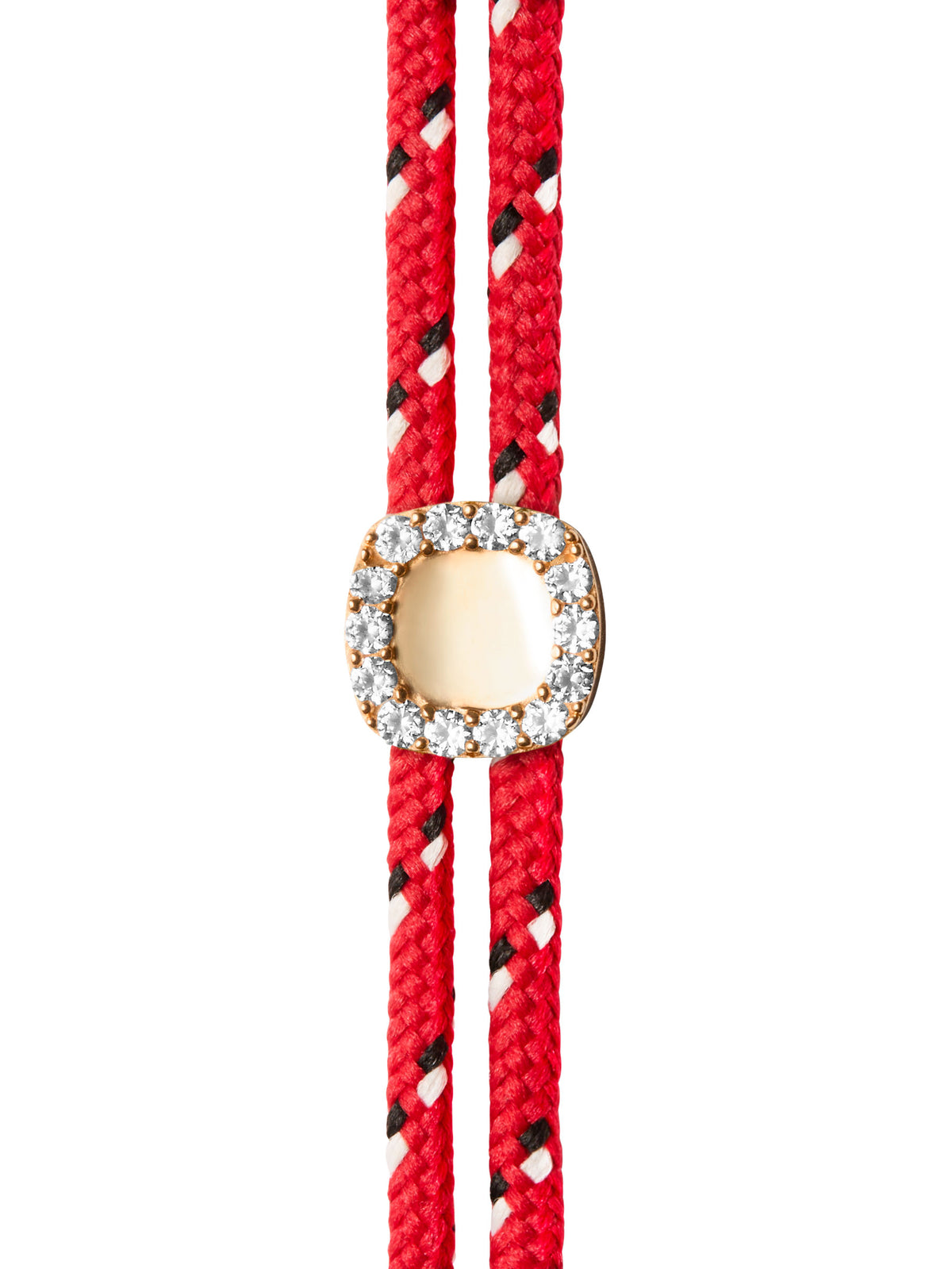 JAMES BEZEL ROUGE PARACORD ANKLET, GOLD