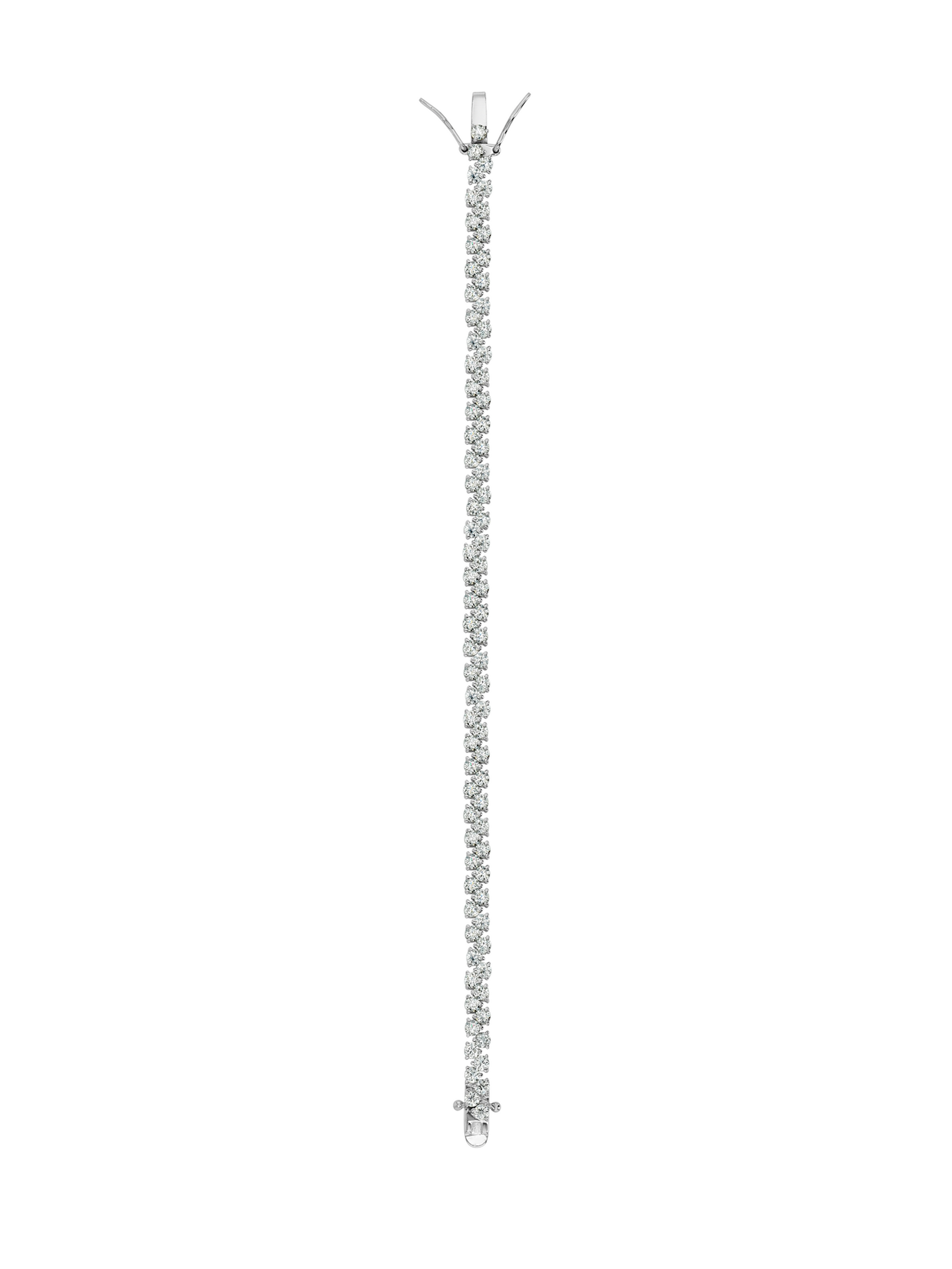 ROMY RIVIÈRE BRACELET IN MOISSANITE, STERLING SILVER