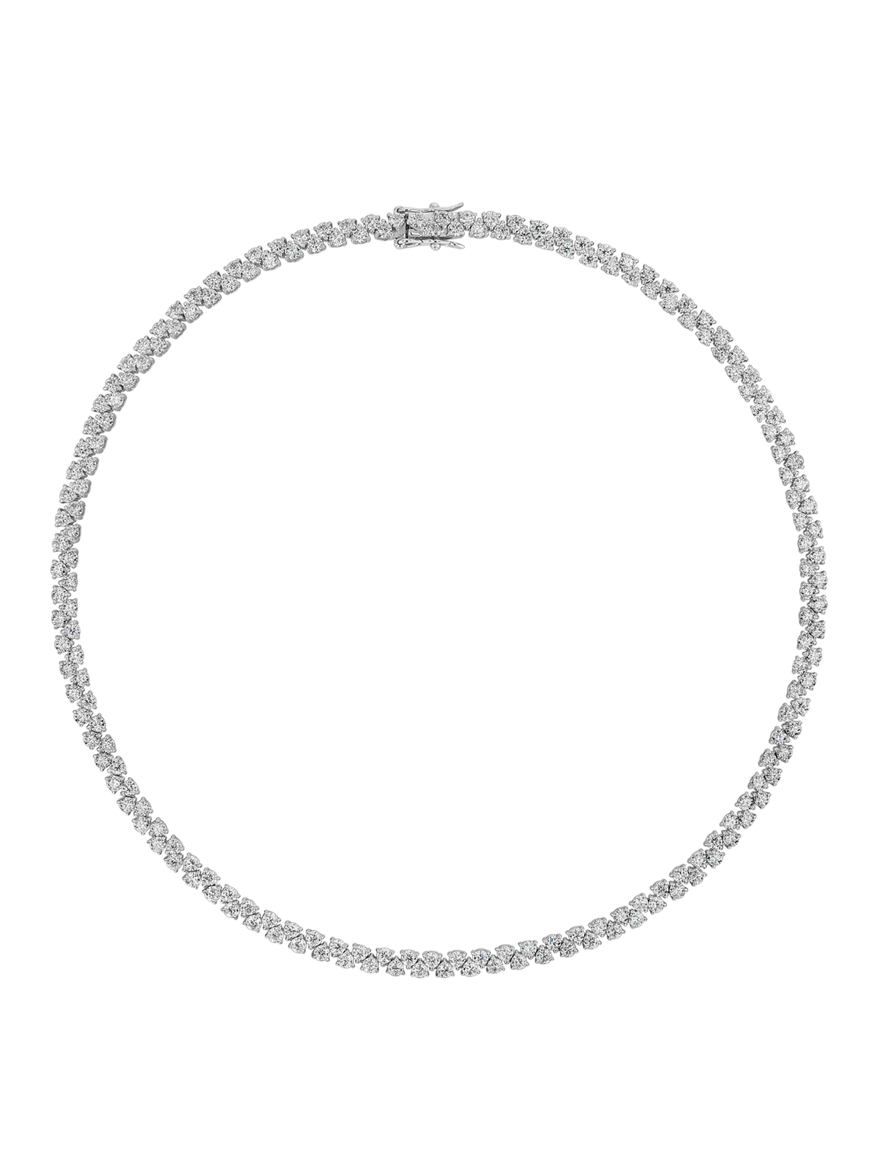 ROMY RIVIÈRE NECKLACE IN MOISSANITE, STERLING SILVER