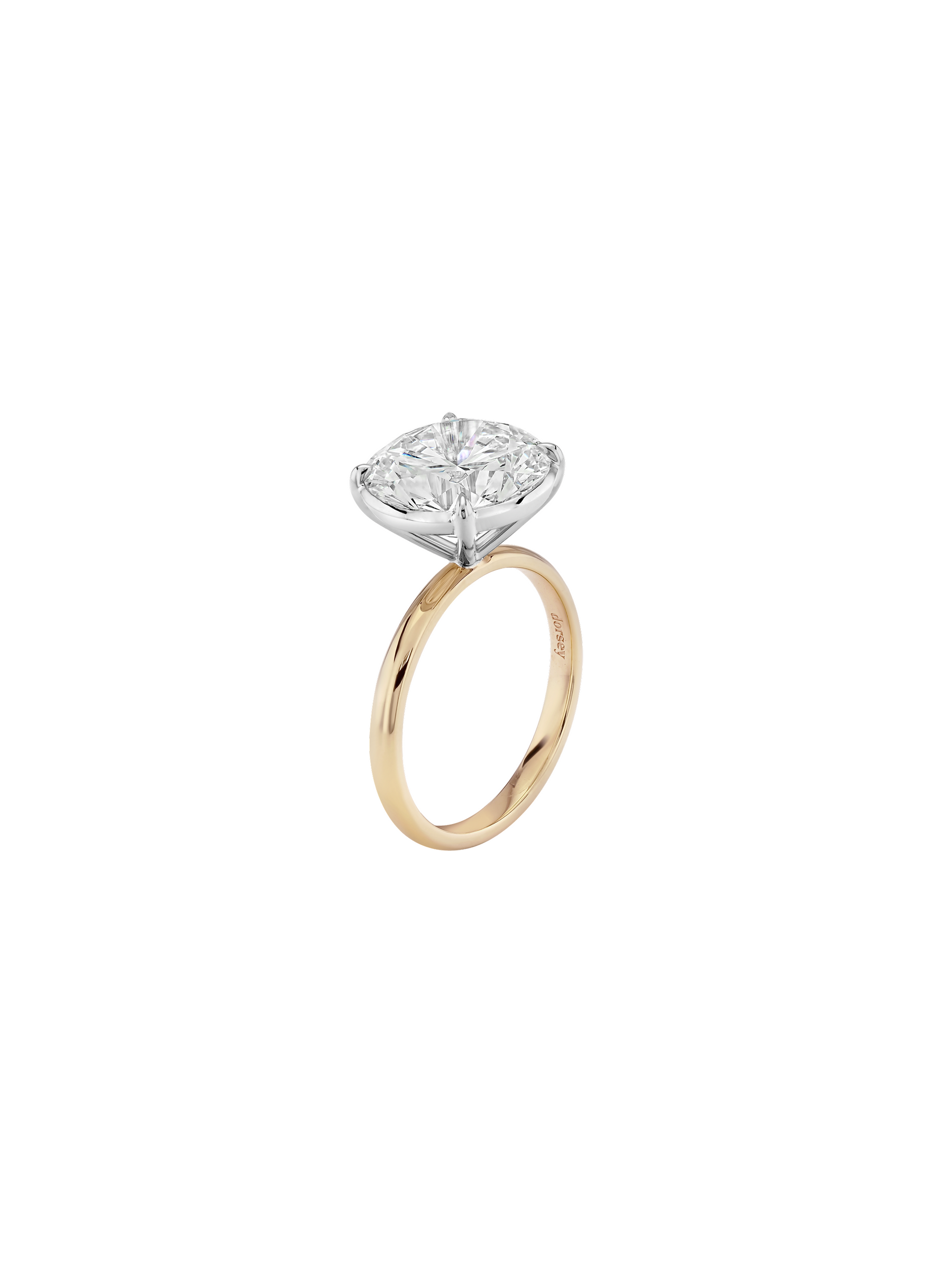 14K ELLIS ROUND-CUT SOLITAIRE RING IN LAB DIAMOND